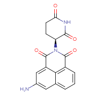 Chemical structure of 7-amino-3-[(3S)-2,6-dioxopiperidin-3-yl]-3-azatricyclo[7.3.1.0⁵,¹³]trideca-1(13),5,7,9,11-pentaene-2,4-dione - CSSB21511091586