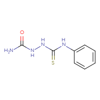 Chemical structure of [(phenylcarbamothioyl)amino]urea - CSSB00000004876