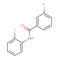 Chemical structure of 3-fluoro-N-(2-iodophenyl)benzamide - CSSB00000250003