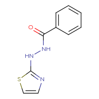 Chemical structure of N'-(1,3-thiazol-2-yl)benzohydrazide - CSSB00000727019