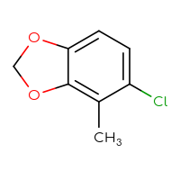 Chemical structure of 5-chloro-4-methyl-2H-1,3-benzodioxole - CSSB00010766295
