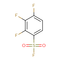 Chemical structure of 2,3,4-trifluorobenzene-1-sulfonyl fluoride - CSSB00011161058