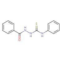 Chemical structure of N-[(phenylcarbamothioyl)amino]benzamide - CSSB00025734370