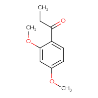 Chemical structure of 1-(2,4-dimethoxyphenyl)propan-1-one - CSSB00011202982