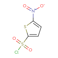 Chemical structure of 5-nitrothiophene-2-sulfonyl chloride - CSSB00000048917