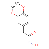 Chemical structure of 2-(3,4-dimethoxyphenyl)-N-hydroxyacetamide - CSSB00000190169