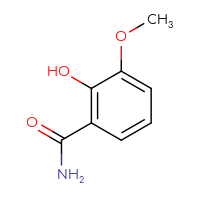 Chemical structure of 2-hydroxy-3-methoxybenzamide - CSSB00000185027