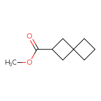 Chemical structure of methyl spiro[3.3]heptane-2-carboxylate - CSSB00022094992