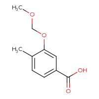 Chemical structure of 3-(methoxymethoxy)-4-methylbenzoic acid - CSSB00000238205