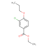 Chemical structure of ethyl 3-chloro-4-propoxybenzoate - CSSB06447998641
