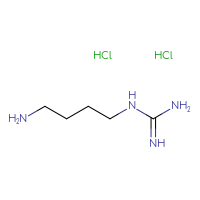 Chemical structure of N-(4-aminobutyl)guanidine dihydrochloride - CSSB00015296822
