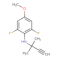 C12H13F2NO