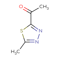 Chemical structure of 1-(5-methyl-1,3,4-thiadiazol-2-yl)ethan-1-one - CSSB00021486602