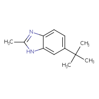 Chemical structure of 6-tert-butyl-2-methyl-1H-1,3-benzodiazole - CSSB00009832295