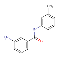 Chemical structure of 3-amino-N-(3-methylphenyl)benzamide - CSSB00000595553