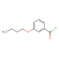 Chemical structure of 3-butoxybenzoyl chloride - CSSB00010251903