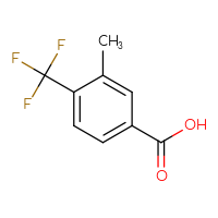 Chemical structure of 3-methyl-4-(trifluoromethyl)benzoic acid - CSSB00000707535