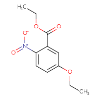 Chemical structure of ethyl 5-ethoxy-2-nitrobenzoate - CSSB01768956863