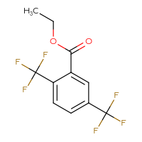 Chemical structure of ethyl 2,5-bis(trifluoromethyl)benzoate - CSSB00137345546
