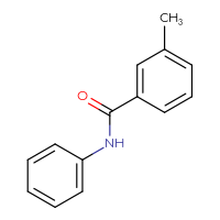Chemical structure of 3-methyl-N-phenylbenzamide - CSSB00000249611