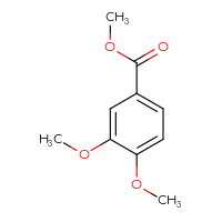 Chemical structure of methyl 3,4-dimethoxybenzoate - CSSB00000149164