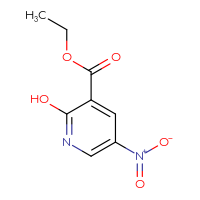 Chemical structure of ethyl 2-hydroxy-5-nitropyridine-3-carboxylate - CSSB00012359394