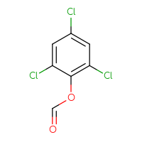 Chemical structure of 2,4,6-trichlorophenyl formate - CSSB00011015865