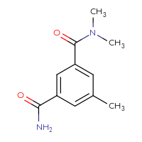 Chemical structure of N1,N1,5-trimethylbenzene-1,3-dicarboxamide - CSSB01385229578