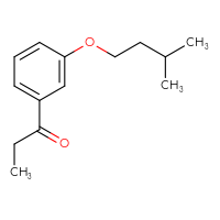 Chemical structure of 1-[3-(3-methylbutoxy)phenyl]propan-1-one - CSSB00014367511