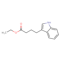 Chemical structure of ethyl 4-(1H-indol-3-yl)butanoate - CSSB00000256788