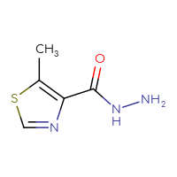 Chemical structure of 5-methyl-1,3-thiazole-4-carbohydrazide - CSSB00010290366