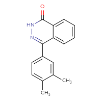 Chemical structure of 4-(3,4-dimethylphenyl)-1,2-dihydrophthalazin-1-one - CSSB00000698689
