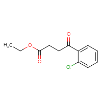 Chemical structure of ethyl 4-(2-chlorophenyl)-4-oxobutanoate - CSSB00011517850