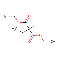 Chemical structure of 1,3-diethyl 2-ethyl-2-fluoropropanedioate - CSSB00055884128