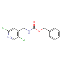 Chemical structure of benzyl N-[(2,5-dichloropyridin-4-yl)methyl]carbamate - CSSB03496565039