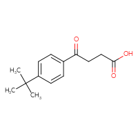 Chemical structure of 4-(4-tert-butylphenyl)-4-oxobutanoic acid - CSSB00000261071