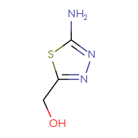 Chemical structure of (5-amino-1,3,4-thiadiazol-2-yl)methanol - CSSB00000691500