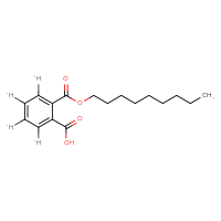 Chemical structure of 2-[(nonyloxy)carbonyl](²H₄)benzoic acid - CSSB00159256728