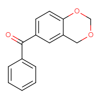 Chemical structure of 6-benzoyl-2,4-dihydro-1,3-benzodioxine - CSSB14823813063