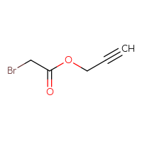 Chemical structure of prop-2-yn-1-yl 2-bromoacetate - CSSB00009893447