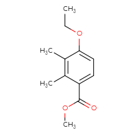 Chemical structure of methyl 4-ethoxy-2,3-dimethylbenzoate - CSSB00040894132