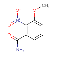 Chemical structure of 3-methoxy-2-nitrobenzamide - CSSB00000078821