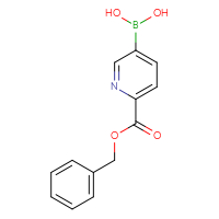 Chemical structure of {6-[(benzyloxy)carbonyl]pyridin-3-yl}boronic acid - CSSB00010203656