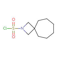 Chemical structure of 2-azaspiro[3.6]decane-2-sulfonyl chloride - CSSB06831373929