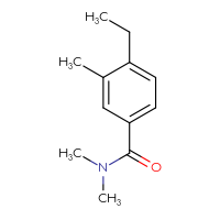 Chemical structure of 4-ethyl-N,N,3-trimethylbenzamide - CSSB00044485209
