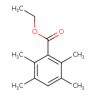 Chemical structure of ethyl 2,3,5,6-tetramethylbenzoate - CSSB00010254368