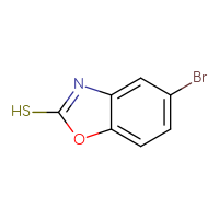 Chemical structure of 5-bromo-1,3-benzoxazole-2-thiol - CSSB00102524966
