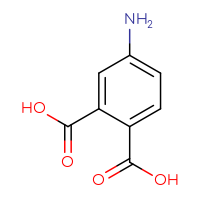 Chemical structure of 4-aminobenzene-1,2-dicarboxylic acid - CSSB00011204441