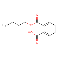 Chemical structure of 2-(butoxycarbonyl)benzoic acid - CSSB00000035225