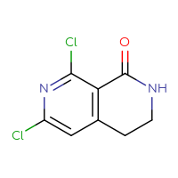 Chemical structure of 6,8-dichloro-1,2,3,4-tetrahydro-2,7-naphthyridin-1-one - CSSB02127861175